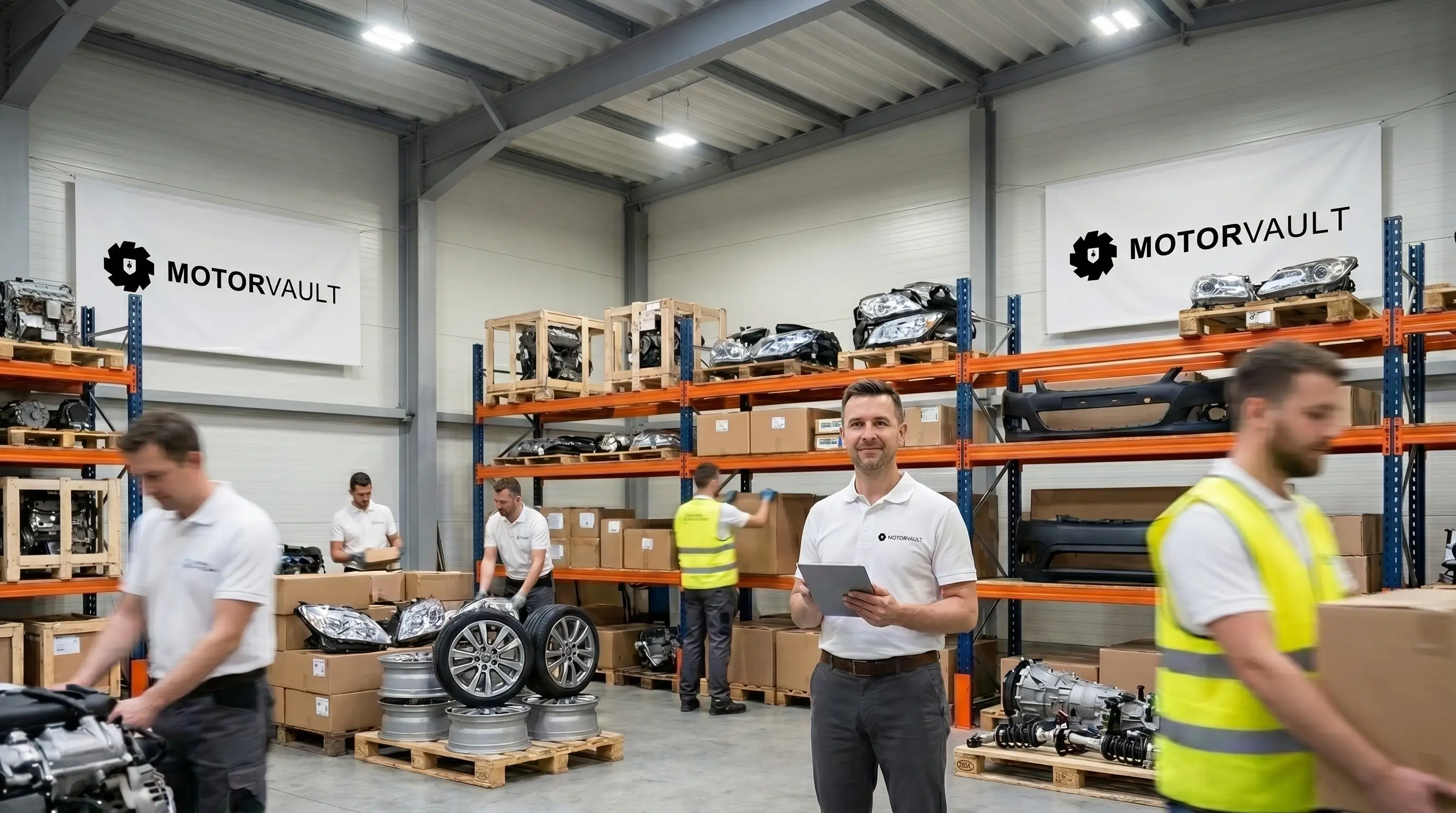 Automotive parts network supporting garages and drivers